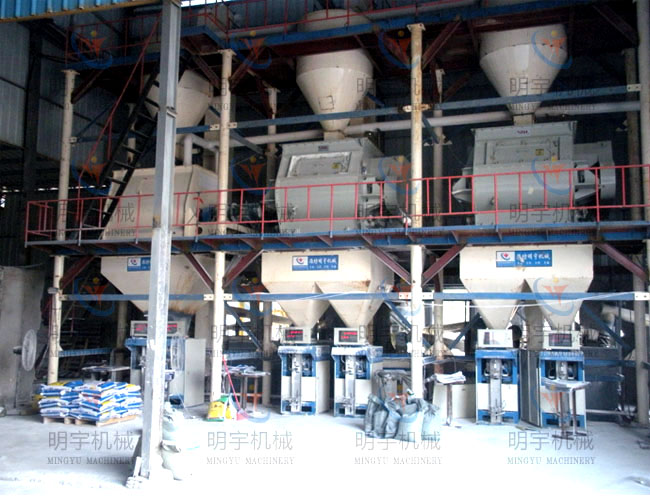 深圳全自动干粉生产线案例